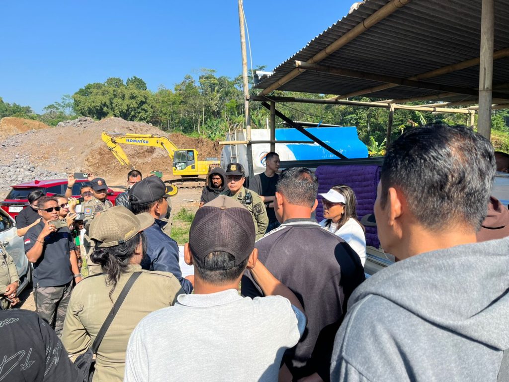 Penghentian Aktivitas Penambangan dan Pengangkutan Batu Pasir PT. Alam Djoyo Mataram