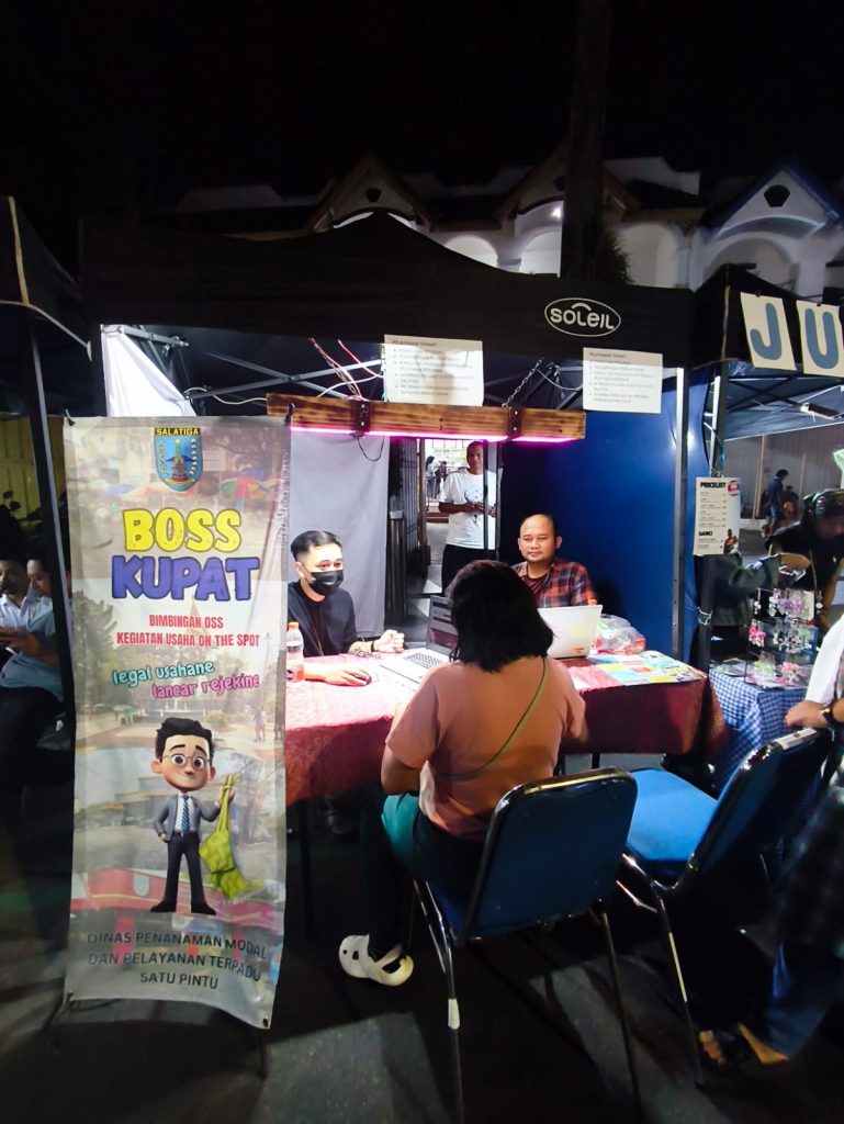 Pendampingan NIB pada event Car Free Day & Night Market